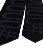 black tie. Hexadecimal Code Necktie