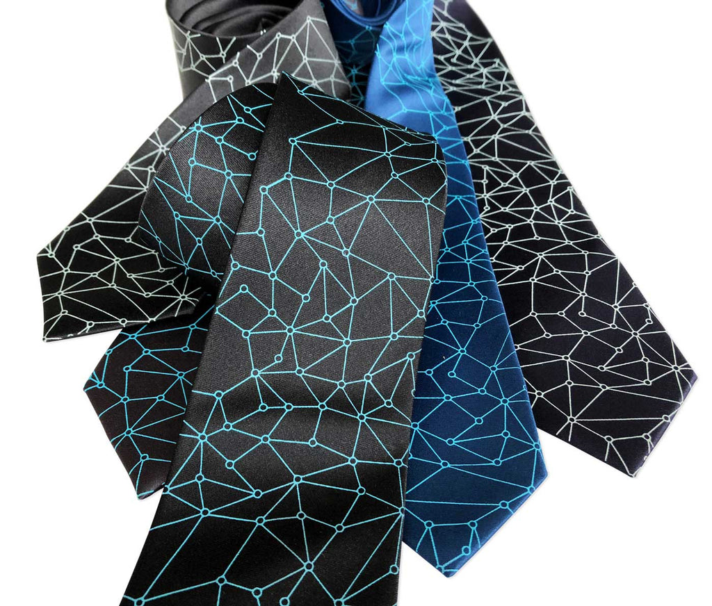Blockchain Necktie, Decentralized Distributed Network Visualization Tie