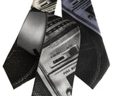 Boombox Print Neckties, Old School Ghetto Blaster Tie. Cyberoptix Tie Lab
