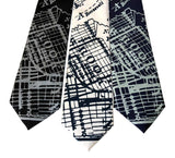 Brooklyn 1920s Map Print Necktie, Accessories for Men, by Cyberoptix