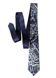 Vintage Brooklyn Map Necktie, American City Tie, by Cyberoptix