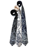 Brooklyn Borough Map Necktie, New York Map Tie, by Cyberoptix