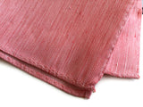 Cyberoptix Coral Pink linen pocket square