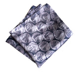 Bubble wrap print pocket square