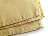 Butter yellow pocket square