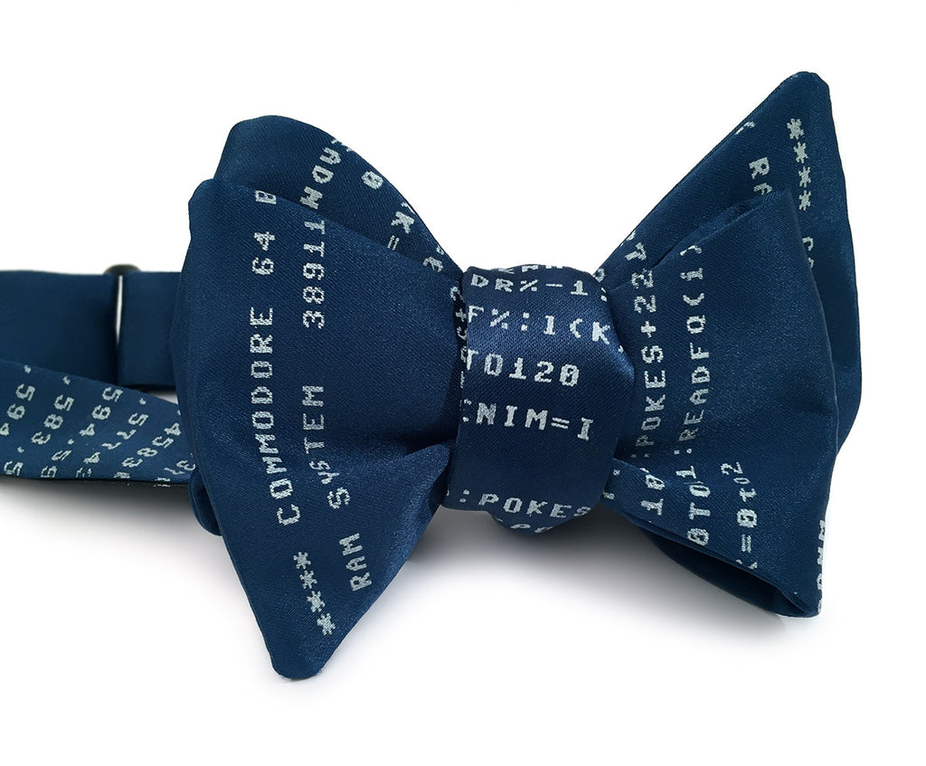 c64 BASIC Code Bow Tie, by Cyberoptix
