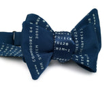 Blue c64 BASIC Code bow tie.