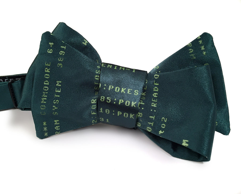 c64 BASIC Code Bow Tie, by Cyberoptix