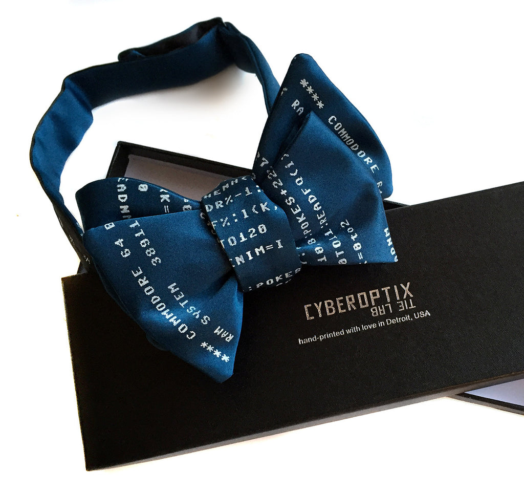 c64 BASIC Code Bow Tie, by Cyberoptix