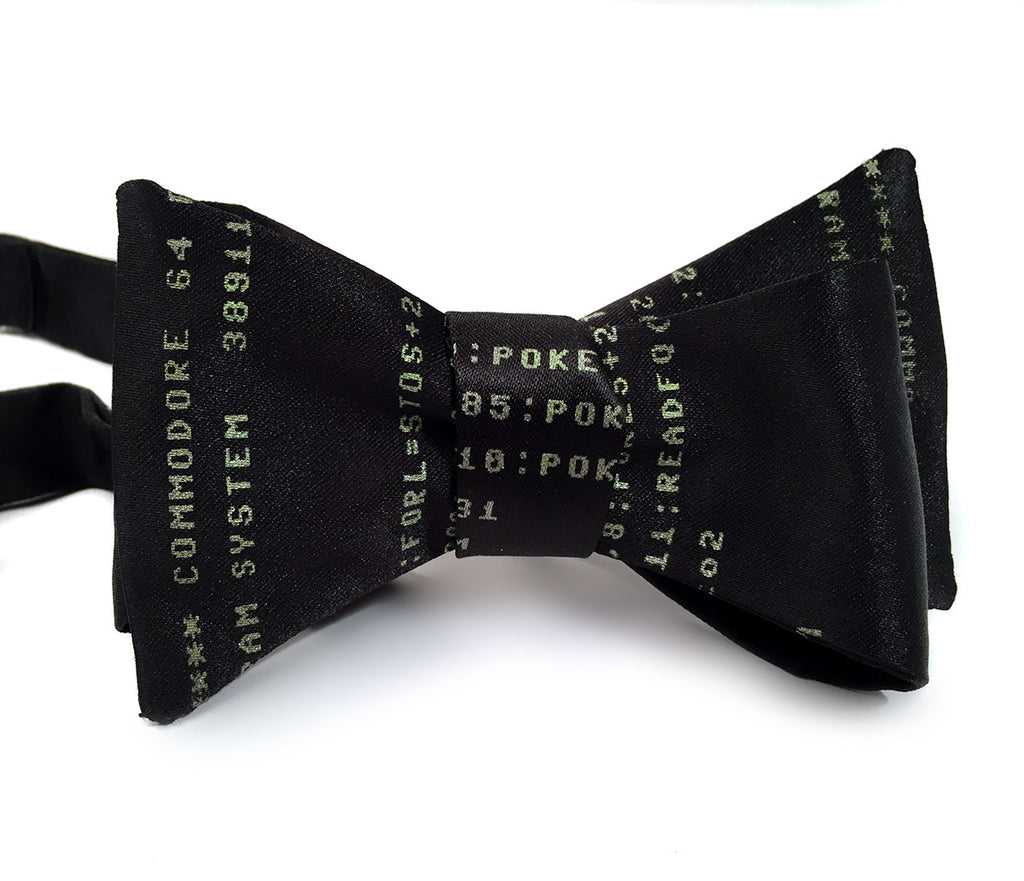 c64 BASIC Code Bow Tie, by Cyberoptix