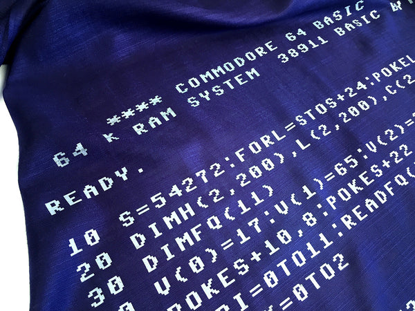 c64 Scarf: Commodore 64 BASIC Code pashmina, by Cyberoptix