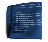blue commodore 64 pocket square, by cyberoptix