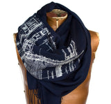 Cass Tech blueprint scarf