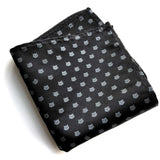 Cat Face Pocket Square, Repeating Cat Dot Print