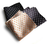 Cat Face Pocket Square, Repeating Cat Dot Print