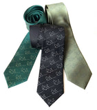 CBD + THC Molecule Neckties. Cannabis Chemistry Ties, Cyberoptix