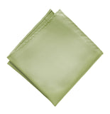 Celery Green Pocket Square. Solid Color Satin Finish, No Print, by Cyberoptix