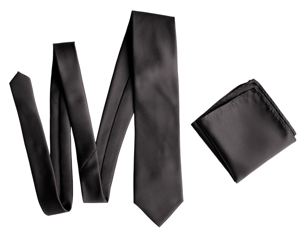 mens charcoal tie