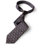 Check Engine Light Necktie, by Cyberoptix. Malfunction Indicator Lamp Tie. Marigold on charcoal