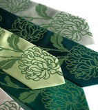 Clover green ink on green microfiber range