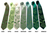 Clover green ink on green microfiber range