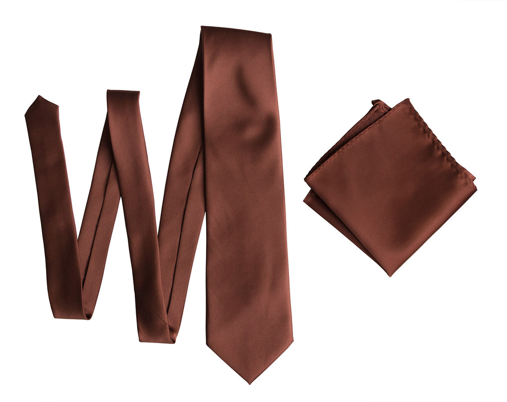 Wide Cognac Polka Dot Silk Tie | In stock! | Trendhim
