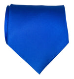 Cobalt Blue solid color necktie, by Cyberoptix Tie Lab