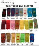 Wedding Custom Color Scarves, Fair Trade Silk