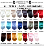 Custom Color Printed Big & Tall XL Ties
