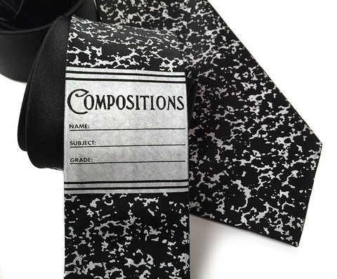 Composition Book Silk Necktie