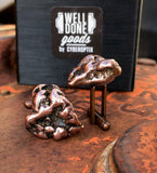 Copper Nugget Cufflinks. Northern Michigan, raw copper ore cuff links