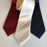 Corona Neckties. Coronavirus polka dot ties, viral ties