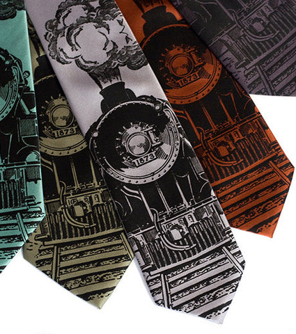 Crazy Train Silk Necktie