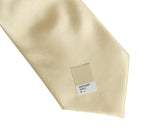 Light Tan solid color necktie, cream tie by Cyberoptix Tie Lab