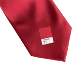 Medium red solid color necktie, Crimson tie, by Cyberoptix Tie Lab