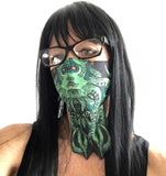Cthulhu Mask. HP Lovecraft fan, adjustable fabric face covering