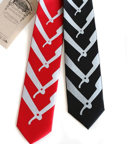 Straight Razor Necktie, Cut Throat Tie