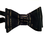 Cyberoptix BASIC code bow tie as worn at the Met Gala costume institute 2016