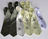 cyberoptix wedding neckties, big and tall groomsmen ties