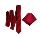 Dark Teal Herringbone Silk Wedding Necktie and pocket square set, by Cyberoptix. Plain, solid color tie