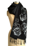 black d20 scarf, by Cyberoptix
