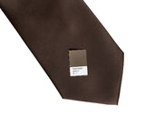 Dark Brown solid color tie, by Cyberoptix Tie Lab