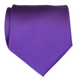 Deep Purple solid color necktie, by Cyberoptix Tie Lab