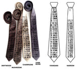 Bus Scroll Necktie: All Detroit Routes