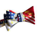 Detroit City Flag Bow Tie, Modern Version, by Cyberoptix