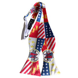 Modern Detroit City Flag Bow Tie, Detroit History Bow, by Cyberoptix