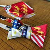 City of Detroit Flag Bow Tie, 1805 Detroit Fire, by Cyberoptix