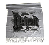 silver detroit scarf