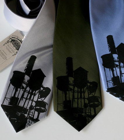 Water Towers Necktie