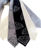 faceted jewel tie